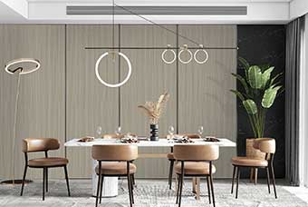 玉溪轻奢风格-餐厅