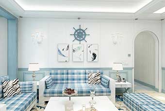 玉溪地中海风格-客厅