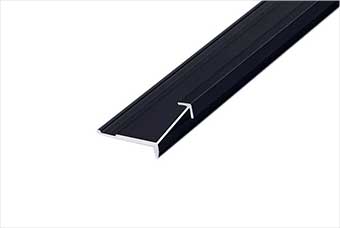 玉溪航空纤维墙咔铝合金阳角线（哑黑氧化）