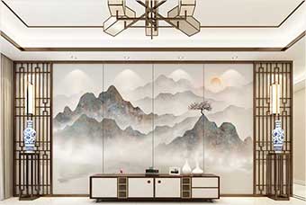 玉溪森佰汇航空纤维（山水画系列）